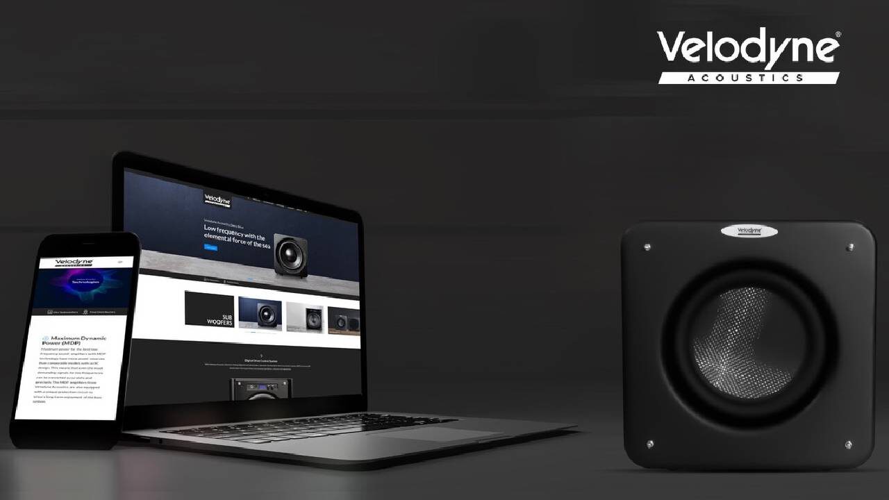 Neue Velodyne Acoustics Website: Subwoofer-Hersteller startet Auftritt im modernen Design